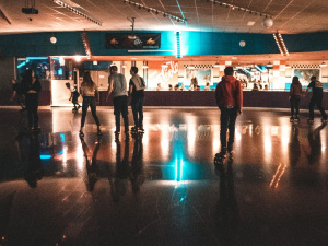 First time roller skating